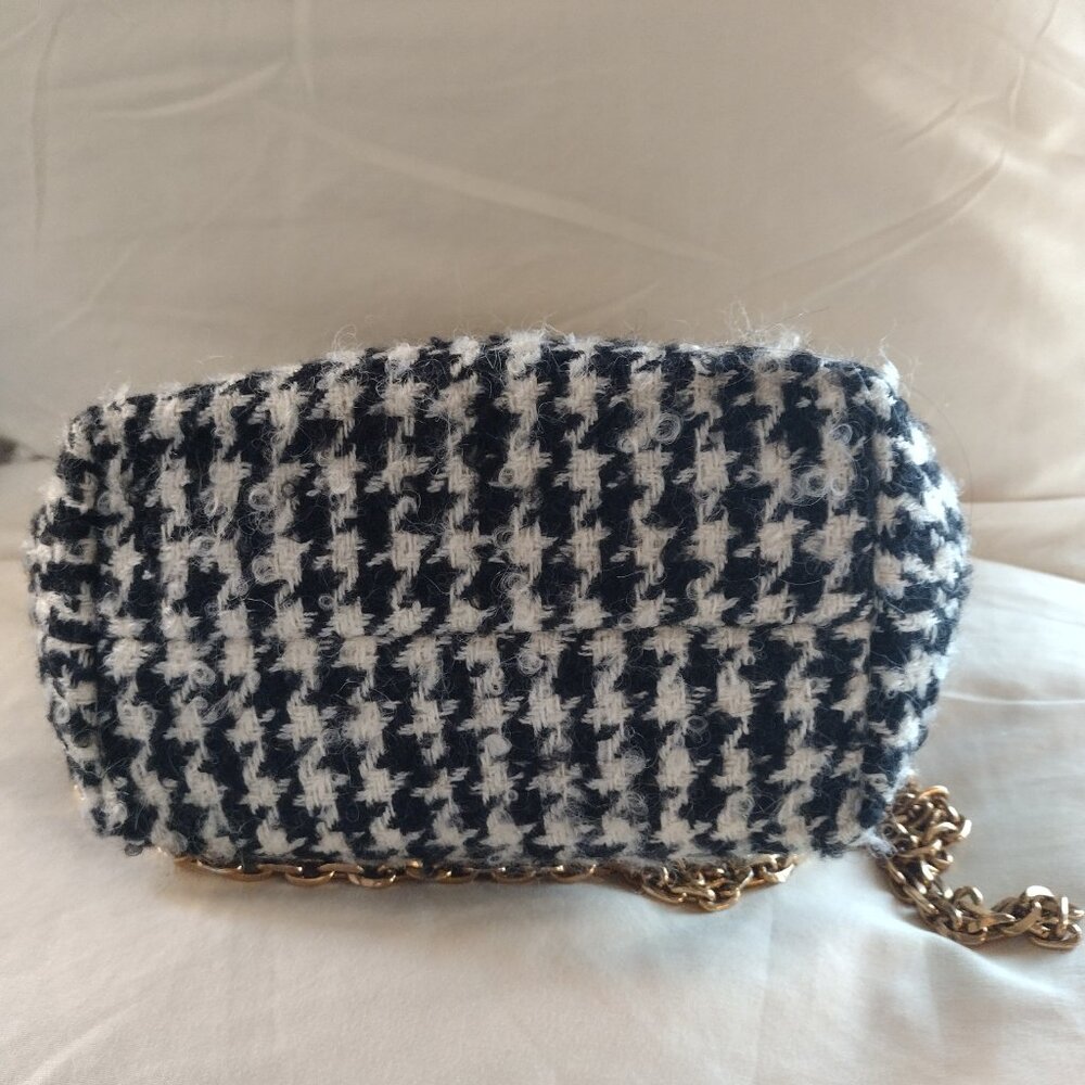 Houndstooth Pattern Crossbody Bag - image 3